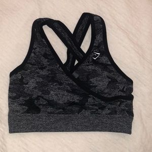 Gymshark Camo Seamless Sports Bra